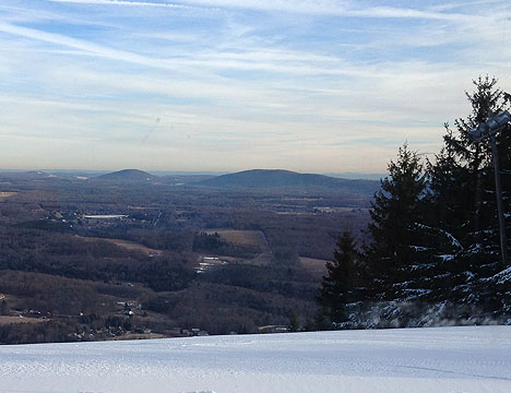 View from the top of Elk Mountain